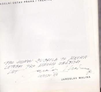 Vlasta Gallerová: Jaroslav Malina