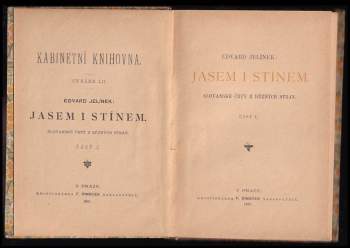 Edvard Jelínek: Jasem i stínem