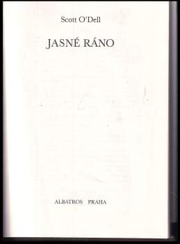 Scott O'Dell: Jasné ráno