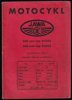 JAWA motocykl 250 ccm typ 353/03 - 350 ccm typ 354/03