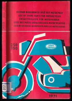 Seznam náhradních dílů pro motocykly Jawa 250 ccm typ 623/01, 623/02 [a] 350 ccm typ 633/01, 633/02