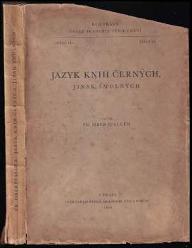 Jazyk knih černých, jinak smolných