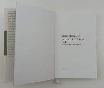 Victor Klemperer: Jazyk Třetí říše - LTI