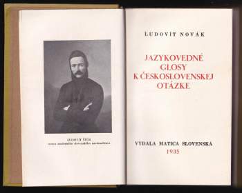 Ľudovít Novák: Jazykovedné glosy k československej otázke