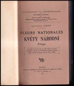 Jan Grmela: Jean Lutobor d&apos;Amary Fleurs nationales, Květy národní - Trilogie [I-II].