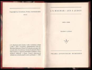 Josef Svatopluk Machar: Jed z Judey