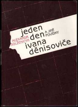 Jeden den Ivana Děnisoviče a jiné povídky