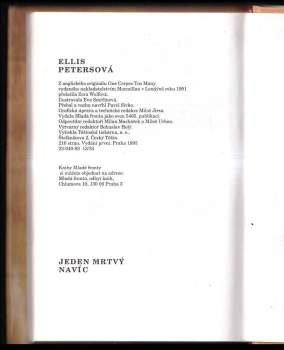 Ellis Peters: Jeden mrtvý navíc