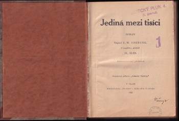 E. W Hornung: Jediná mezi tisíci