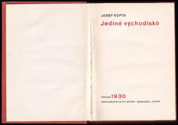 Josef Kopta: Jediné východisko