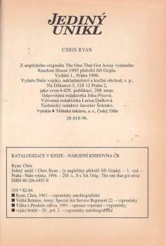 Chris Ryan: Jediný unikl