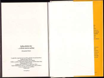 Alexandra Potter: Jedna dobrá věc