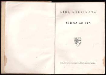 Lída Merlínová: Jedna ze sta