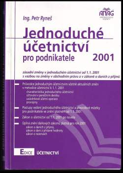 Jednoduché účetnictví pro podnikatele 2001