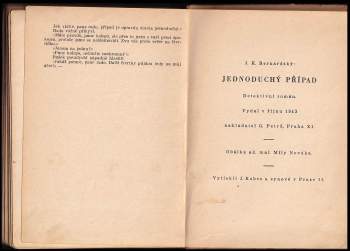 J. K. Bernardský: Jednoduchý případ