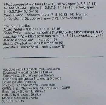 Jednofázové Kvasenie: Jednofázové Kvasenie, Valúch • Svozil • Janoušek