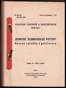 Jednotné technologické postupy