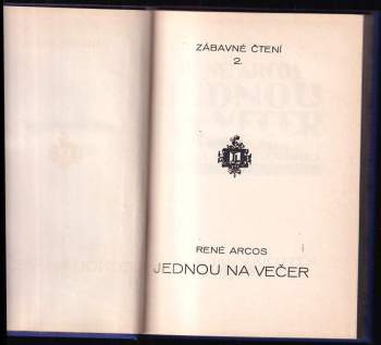 René Arcos: Jednou na večer