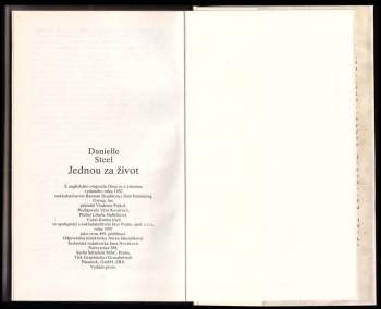 Danielle Steel: Jednou za život