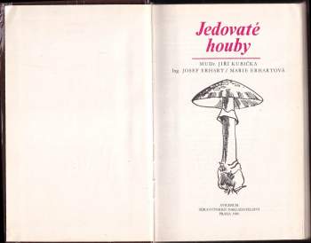 Josef Erhart: Jedovaté houby
