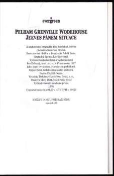 P. G Wodehouse: Jeeves pánem situace