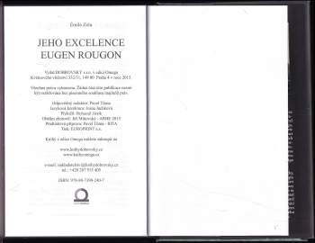 Émile Zola: Jeho excelence Eugen Rougon