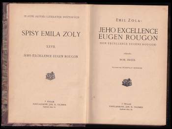 Émile Zola: Jeho excellence Eugen Rougon