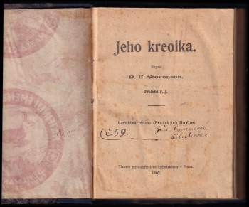 Burton Egbert Stevenson: Jeho kreolka