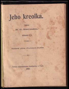 Burton Egbert Stevenson: Jeho kreolka