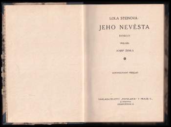 Lola Stein: Jeho nevěsta