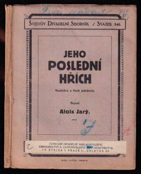 Jeho poslední hřích