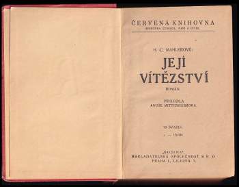 Hedwig Courths-Mahler: Její vítězství