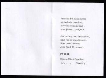 Miloň Čepelka: Jen ještě jednou