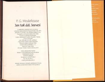 P. G Wodehouse: Jen tak dál, Jeevesi