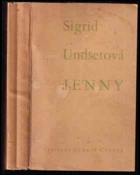 Jenny - Sigrid Undset (1933, Ladislav Kuncíř) - ID: 201562