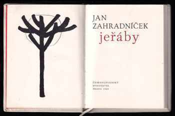 Jan Zahradníček: Jeřáby