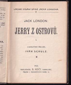 Jack London: Jerry z ostrovů