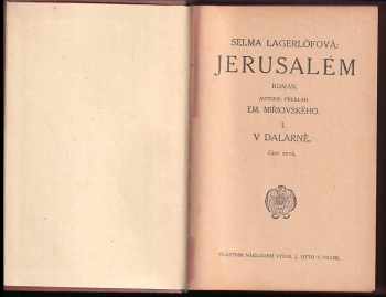 Selma Lagerlöf: Jerusalém
