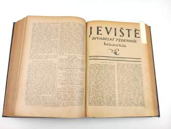 Jeviště - divadelní týdenník - KOMPLETNÍ ROČNÍK II. a III.