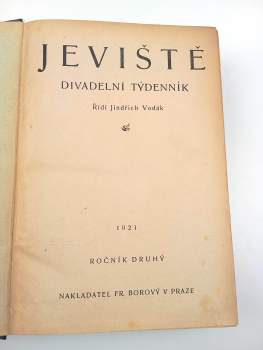 Jeviště - divadelní týdenník - KOMPLETNÍ ROČNÍK II. a III.