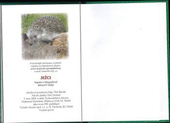 Bohumil Trešer: Ježci