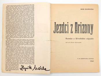 Bob Hurikán: Jezdci z Arizony