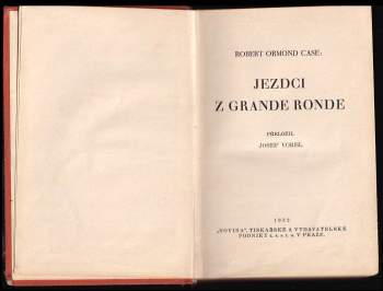 Robert Ormond Case: Jezdci z Grande Ronde