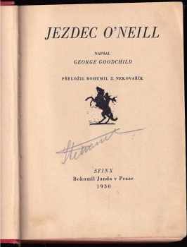 George Goodchild: Jezdec O'Neill