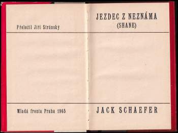 Jack Schaefer: Jezdec z neznáma