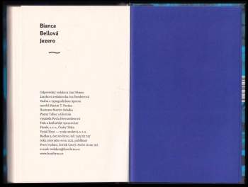Bianca Bellová: Jezero