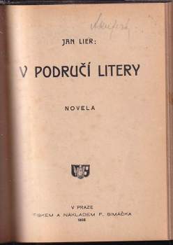 Jan Lier: V područí litery