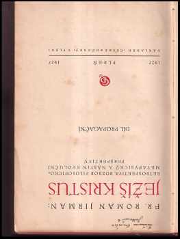 František Roman Jirman: Ježíš Kristus