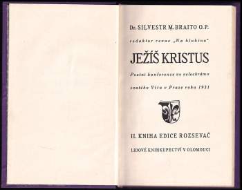 Silvestr Maria Braito: Ježíš Kristus
