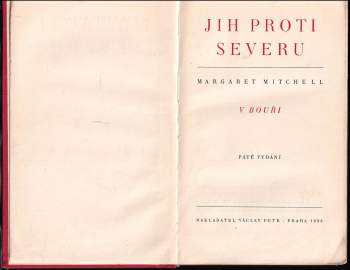 Margaret Mitchell: Jih proti Severu